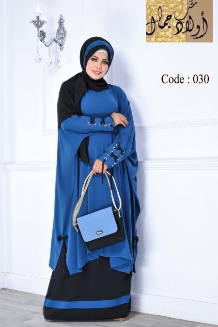 ROBE 2 PIECES MANCHES LONGUES AVEC HIDJAB